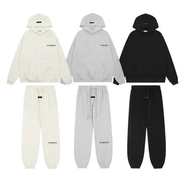 ESSENTIALS Printed Hoodie + FREE TRACKPANTS(TODAY ONLY)